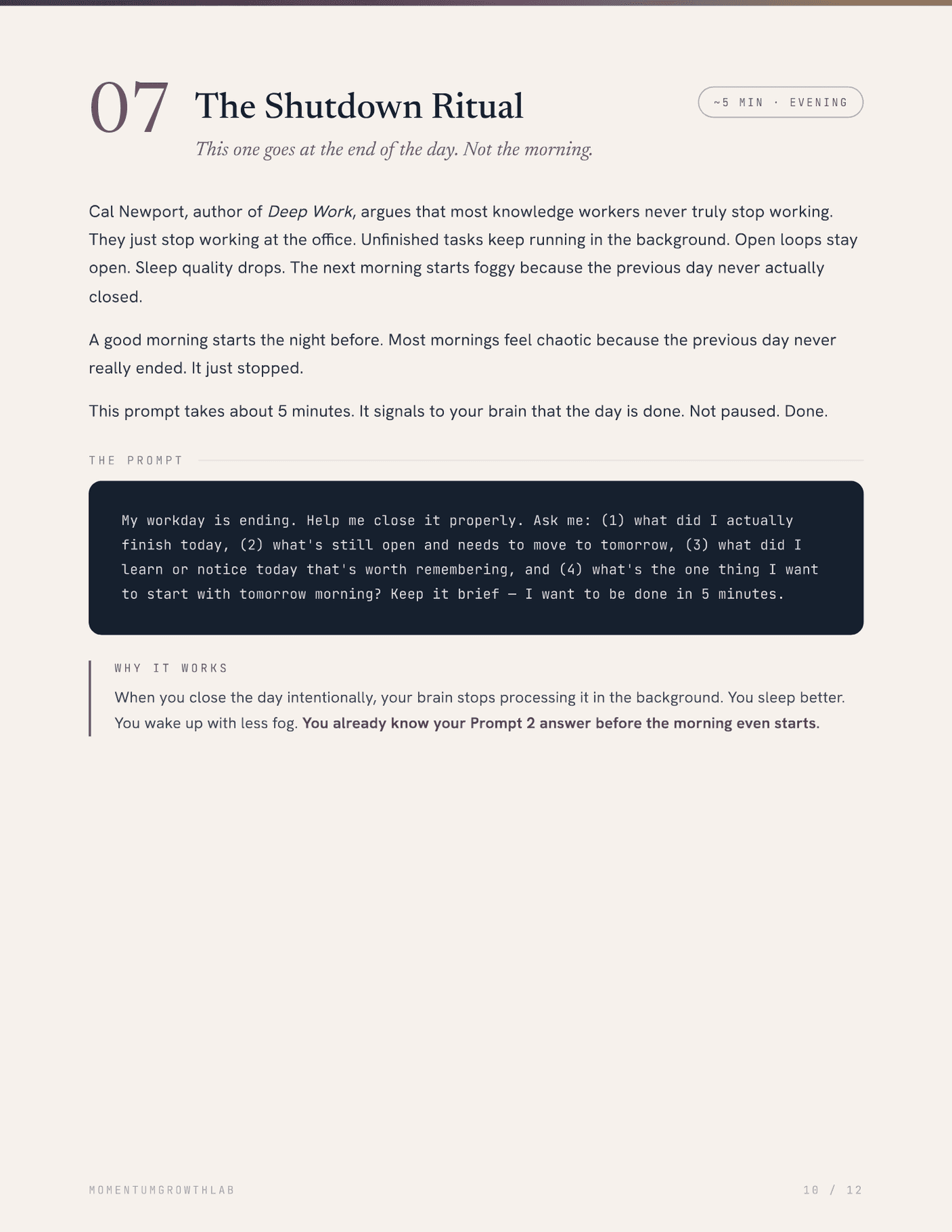 The AI Morning Stack — how to use: daily timing and sequence