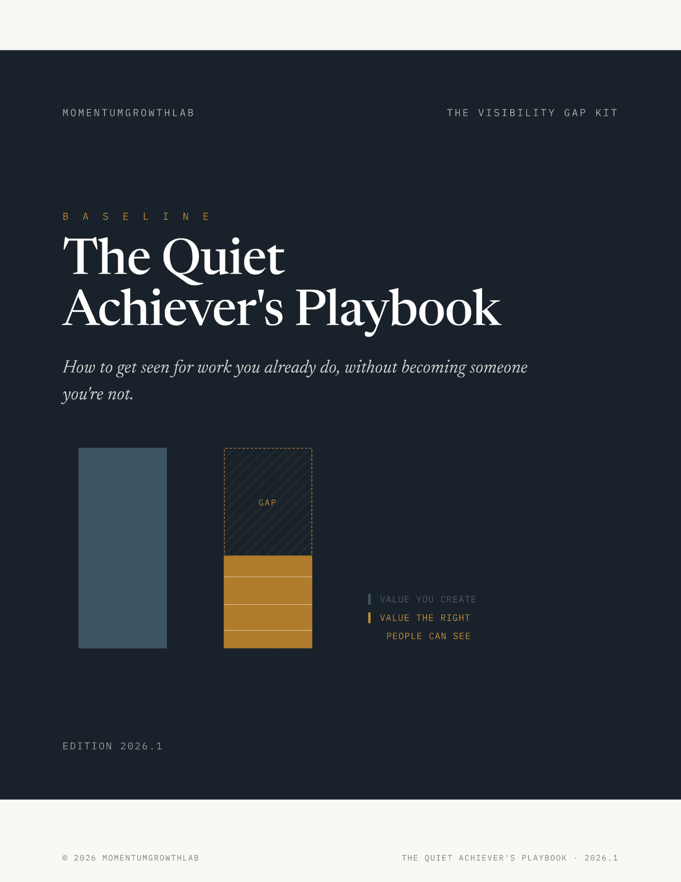 The Quiet Achiever's Playbook — cover