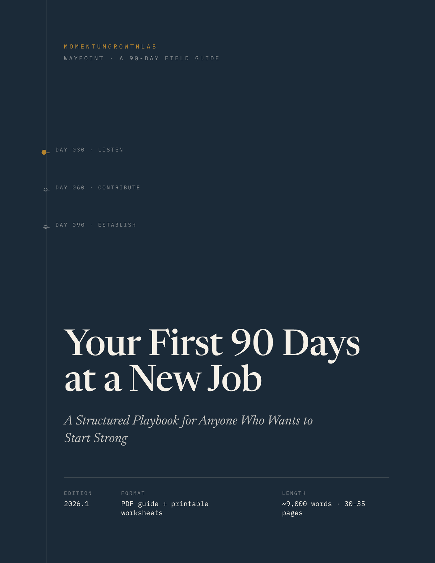 Your First 90 Days at a New Job — cover