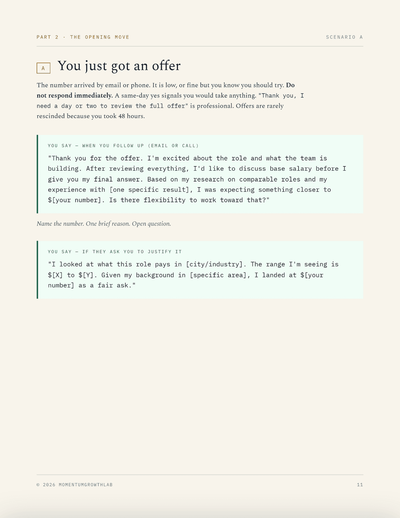 The Salary Negotiation Script — you just got an offer: copy-paste email and call scripts
