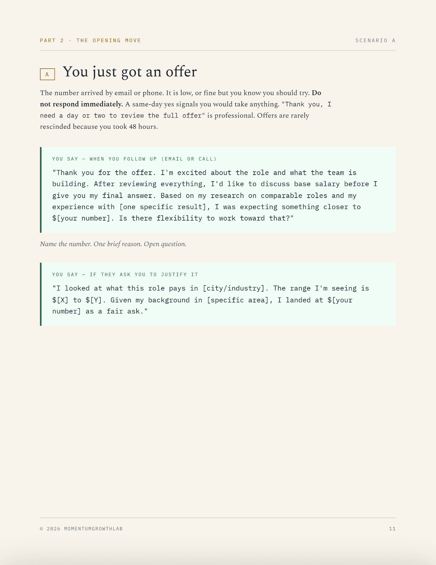 The Salary Negotiation Script — you just got an offer: copy-paste email and call scripts